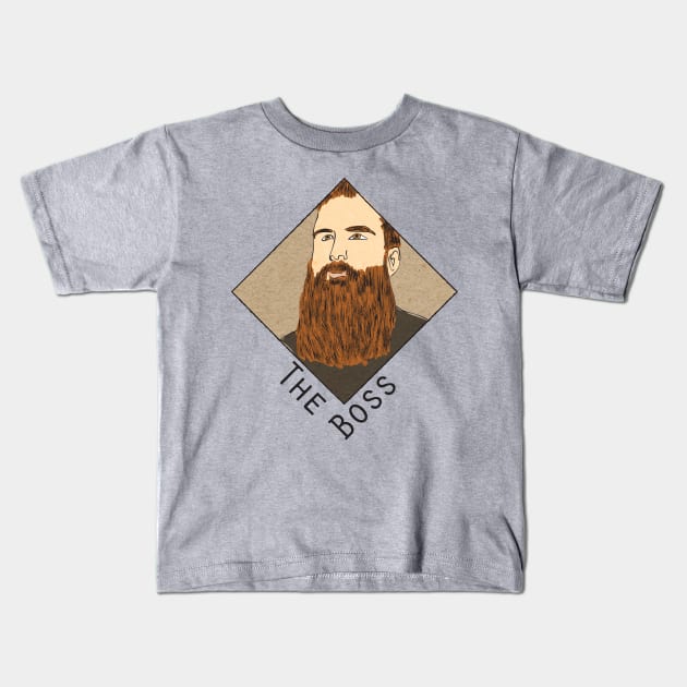 The Boss Kids T-Shirt by amycoleman